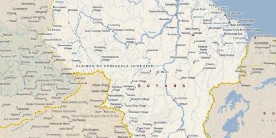 Peta rinci peta Guyana